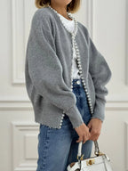R&B | Strickjacke für Damen, elegant & mit Perlen
