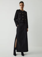 R&B | Button Tweed Jacke
