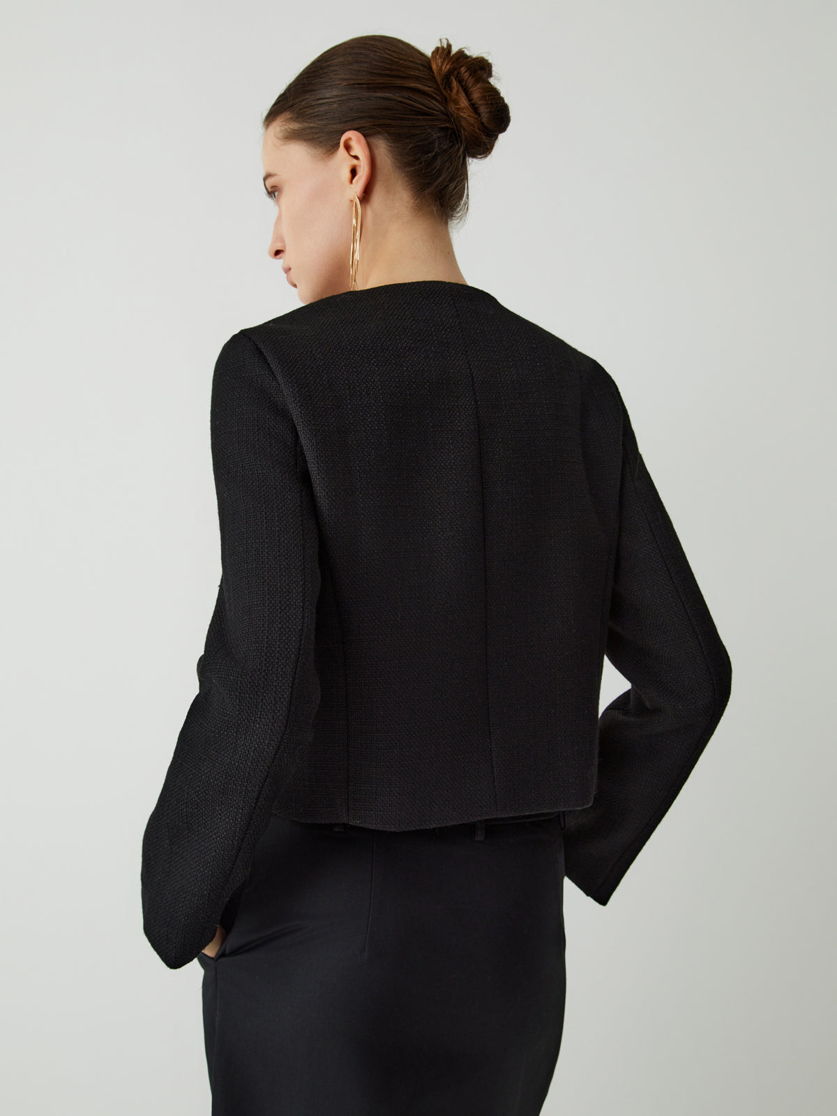 R&B | Button Tweed Jacke
