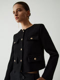 R&B | Button Tweed Jacke