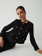R&B | Button Tweed Jacke