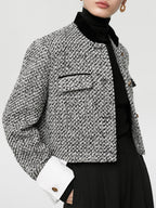 R&B | Boucle Crop Blazer