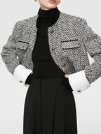 R&B | Boucle Crop Blazer