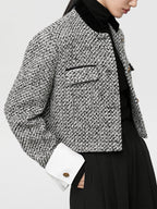 R&B | Boucle Crop Blazer