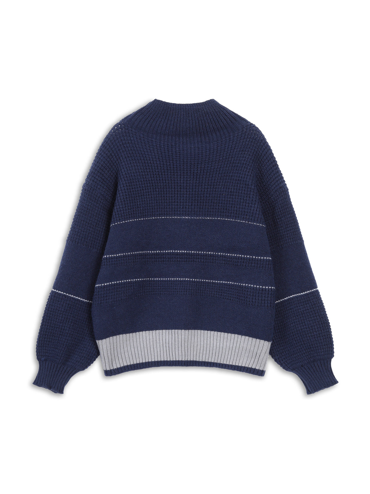R&B | Gestickter Pullover mit Knöpfen Baumwolle Klassisch und Komfortabel