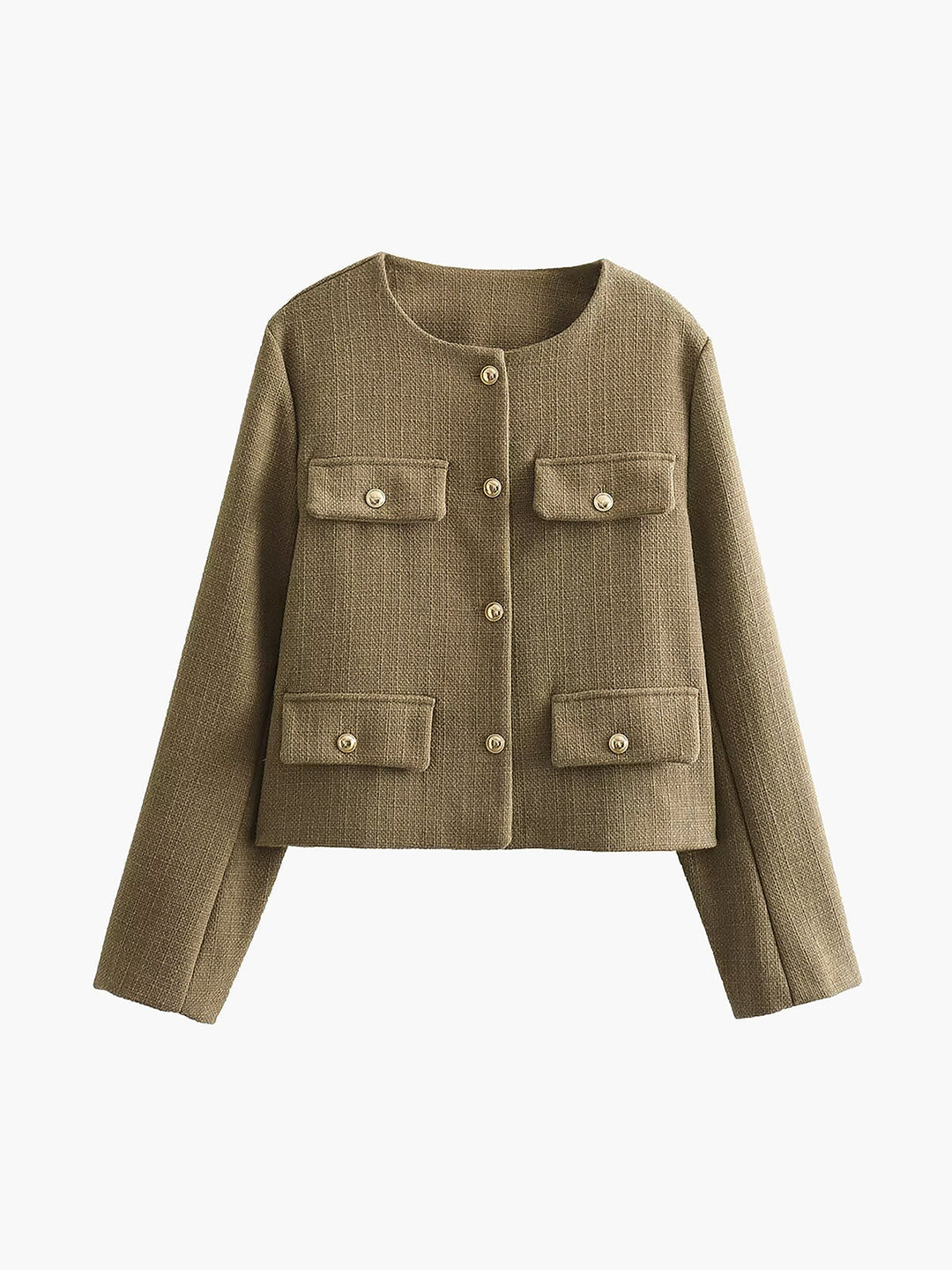 R&B | Button Tweed Jacke