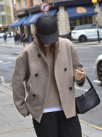 R&B | Stilvolle und Bequeme Oversized Damenjacke mit Knopfverschluss