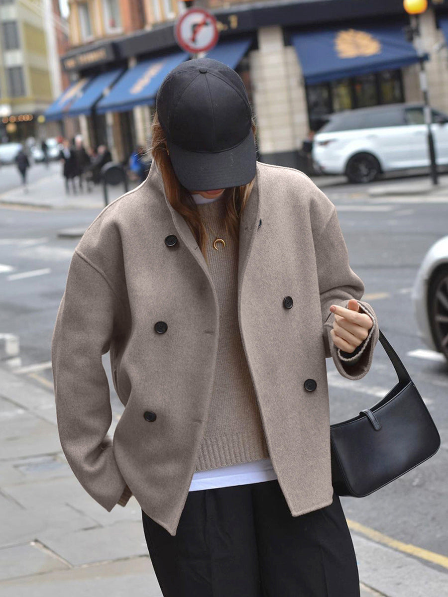 R&B | Stilvolle und Bequeme Oversized Damenjacke mit Knopfverschluss