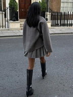 R&B | Trendige oversized Jacke mit Knöpfen