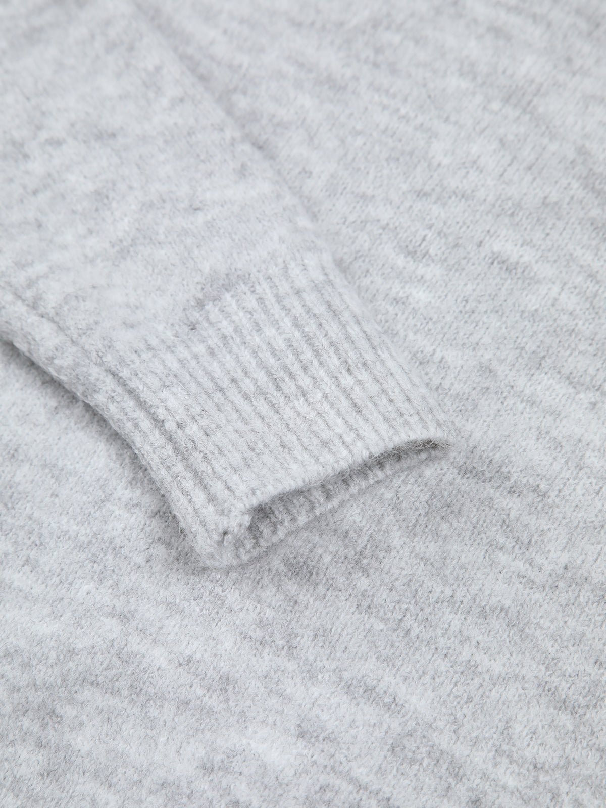 R&B | Off-shoulder Strickpullover Weiche Wollmischung Zertifizierte Eleganz