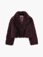R&B | Flauschige Imitation Pelz Kurze Jacke