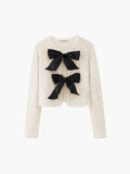 R&B | Samt Schleifen Dekor Jacke