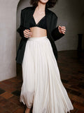 R&B | Eleganter Faltenrock Maxi