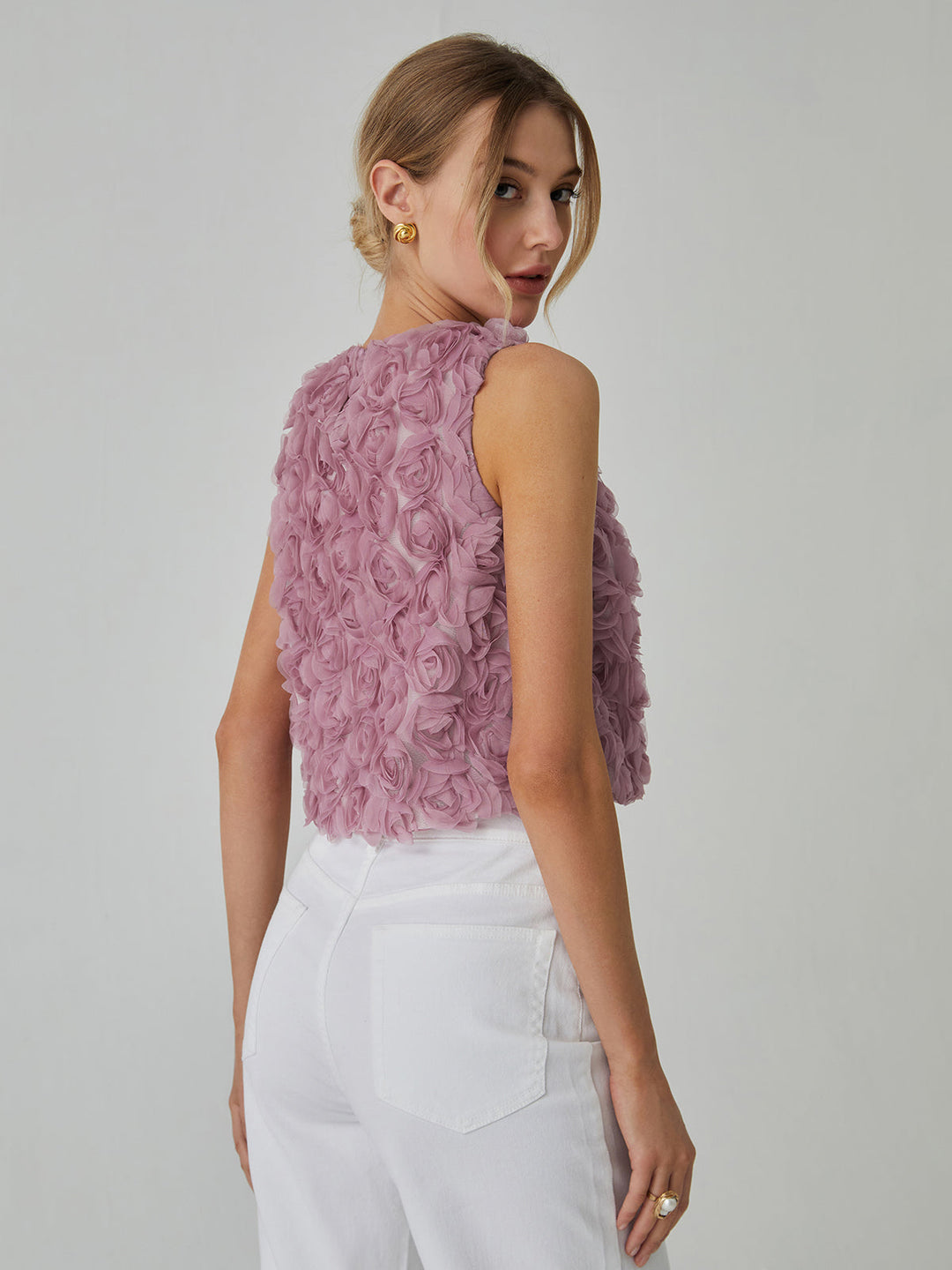 R&B | Romantische Mehrfarbige Bluse