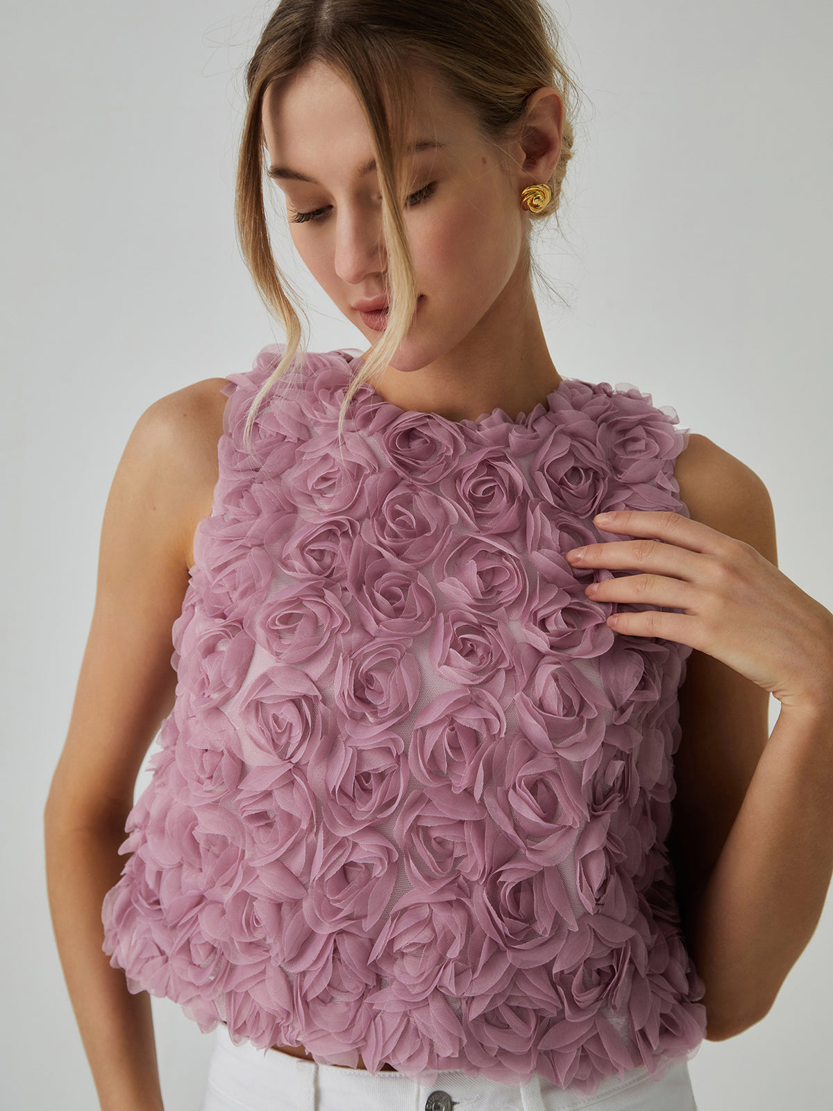 R&B | Romantische Mehrfarbige Bluse