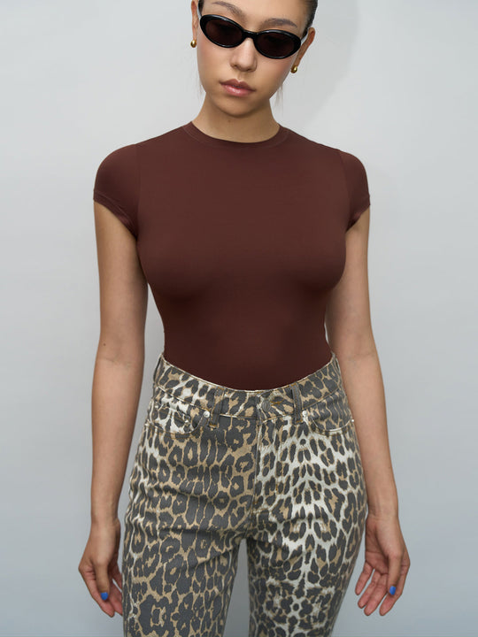 R&B | Dehnbares Crewneck T-Shirt