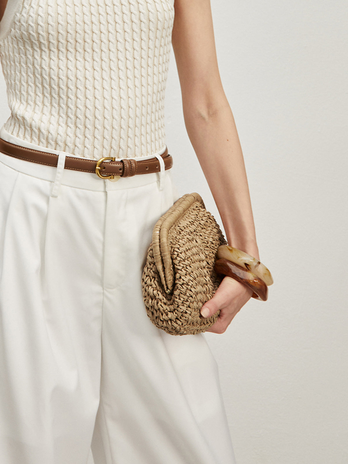 R&B | Stroh Clutch Bag