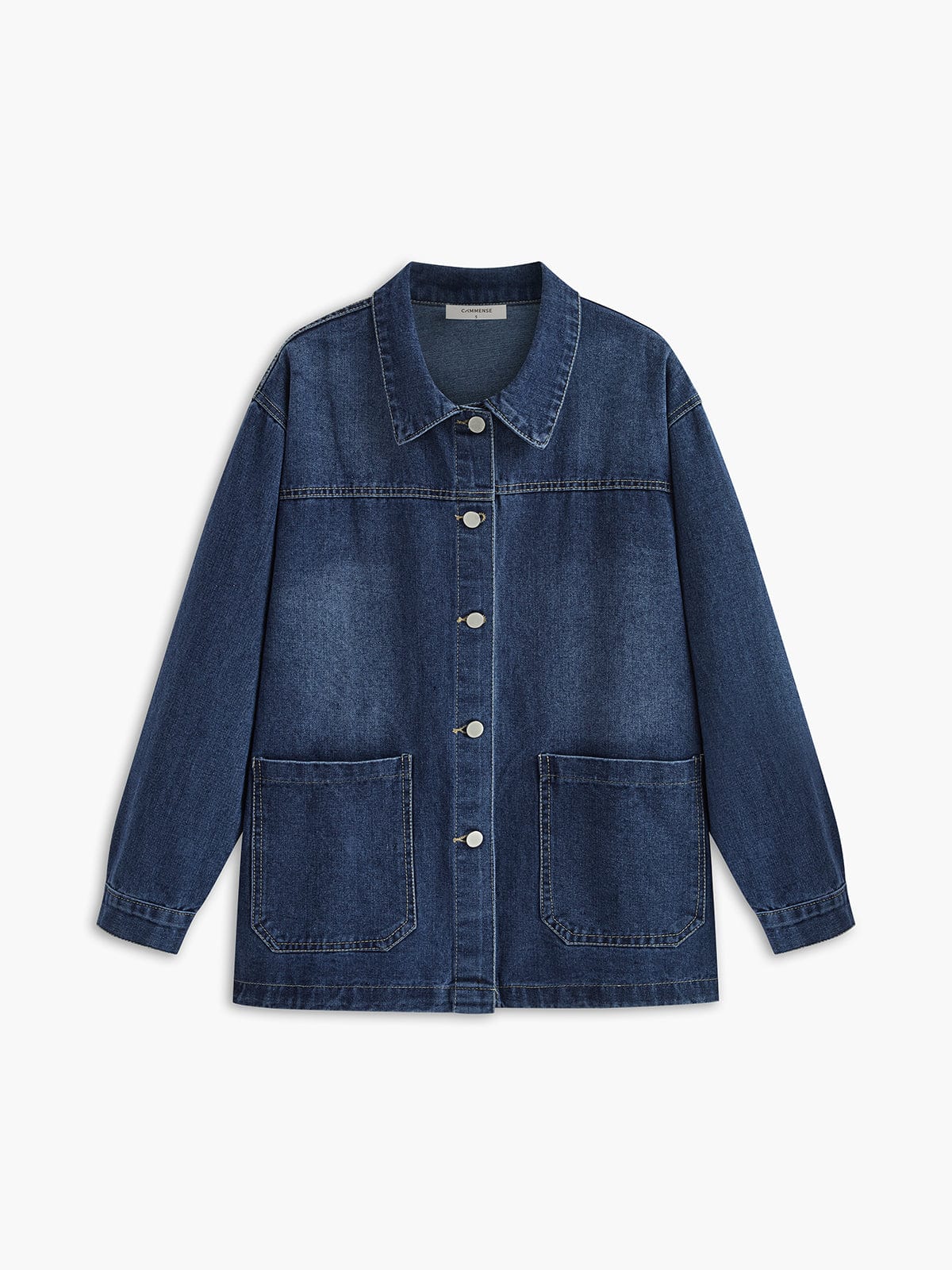 R&B | Übergröße Denim Jacke Lässig und Vielseitig