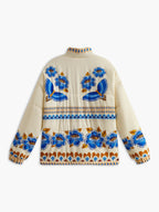 R&B | Bohemian Winterjacke mit Druck und Reißverschluss