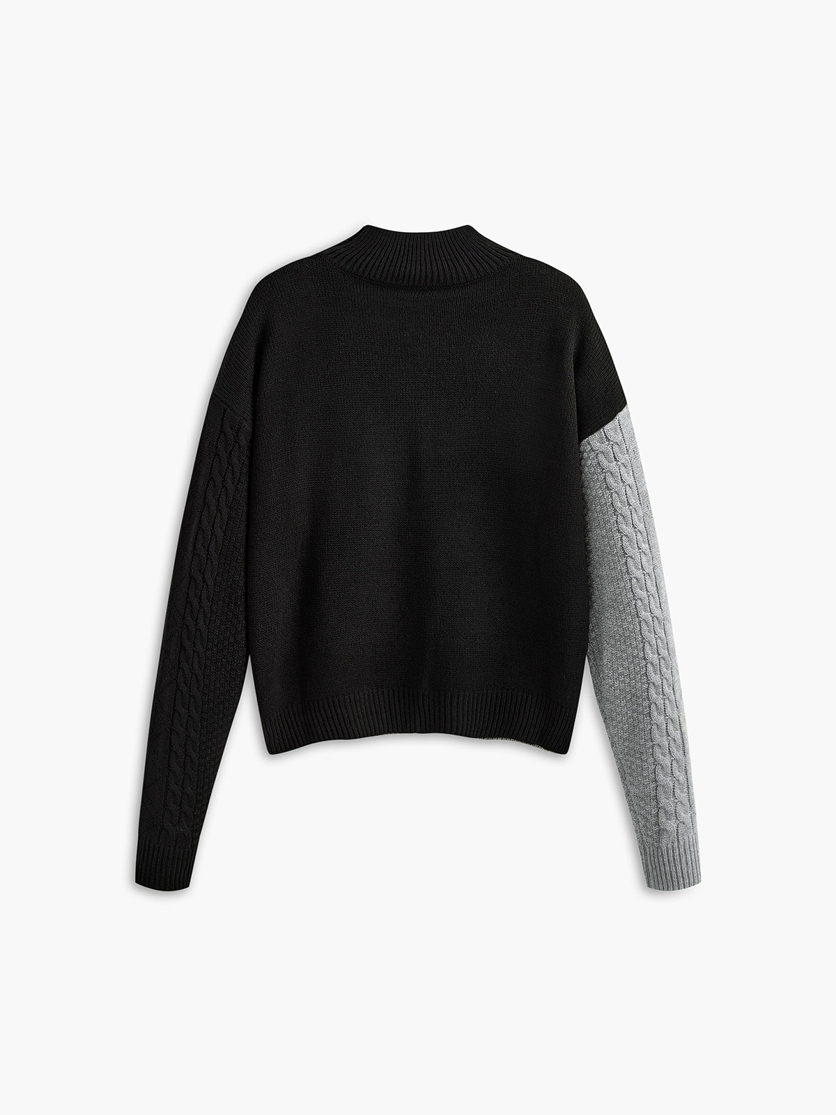 R&B | Strickpullover mit Asymmetrischem Design Rollkragen Modern und Einzigartig