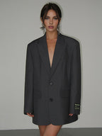 R&B | Stilvoller Damen Blazer Kleid mit Langen Ärmeln
