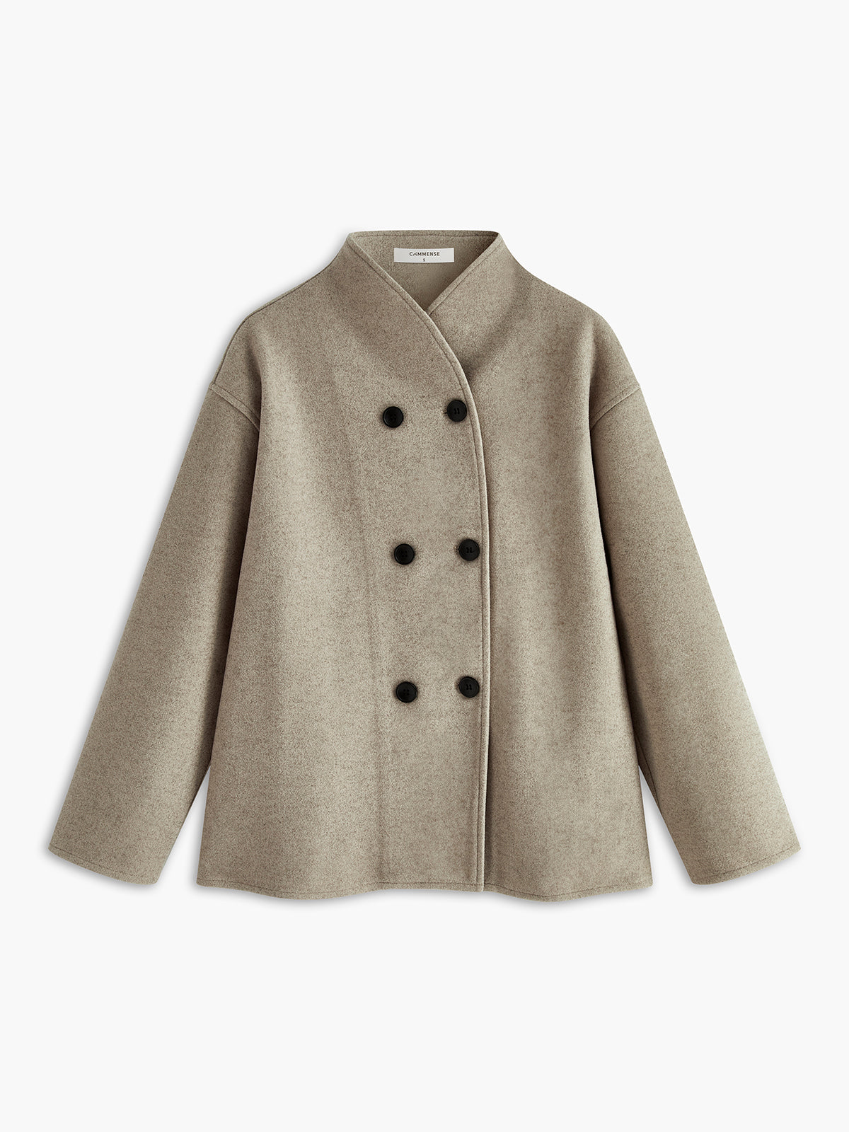 R&B | Jacke mit übergroßer Knopfleiste