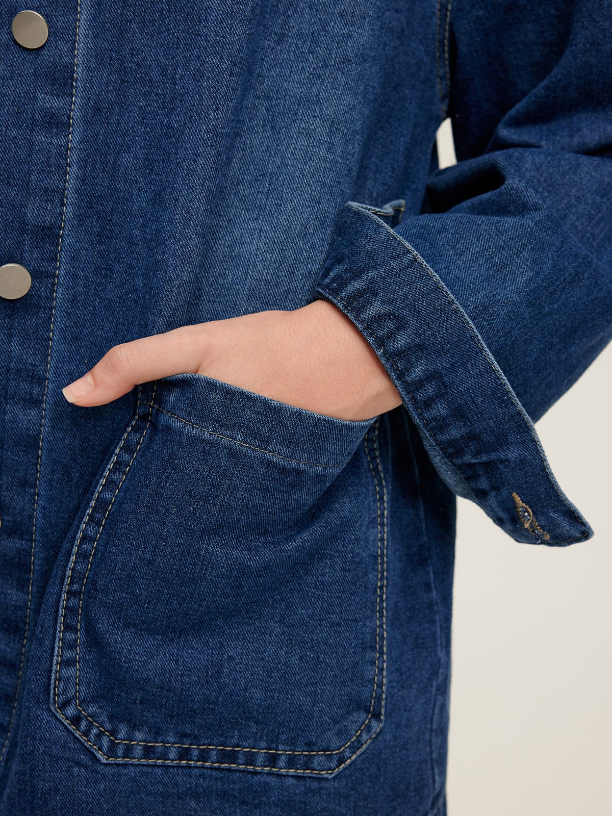 R&B | Übergröße Denim Jacke Lässig und Vielseitig