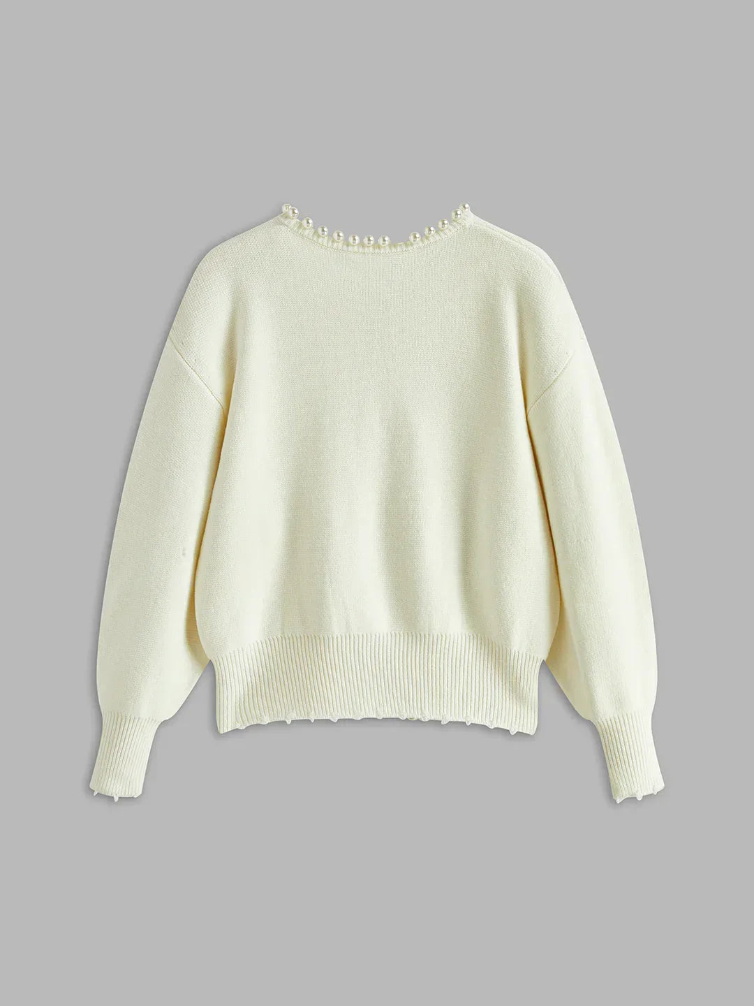 R&B | Strickjacke für Damen, elegant & mit Perlen