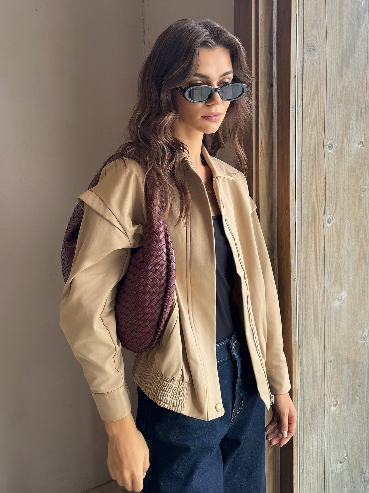 R&B | Reißverschluss Polo Jacke