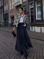 R&B | Jacke mit Animal Print Ein Statement für Den Mutigen Look