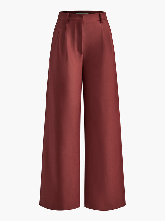 R&B | Elegante Hose mit Weitem Bein Ohne Gürtel