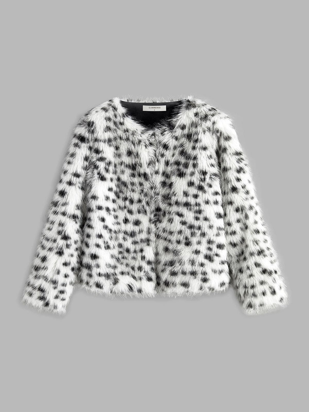 R&B | Kunstfelljacke mit Leopardenmuster Trendig & Kuschelig