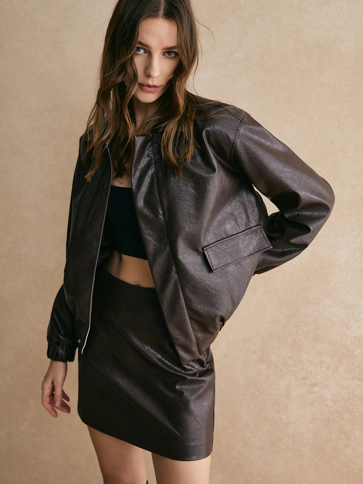 R&B | Kunstlederjacke
