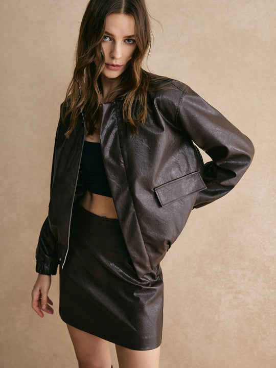 R&B | Kunstlederjacke