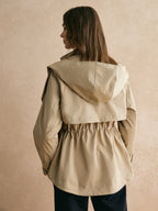 R&B | Kurzer Trenchcoat mit verstellbarem Bund - Klassisch & Bequem