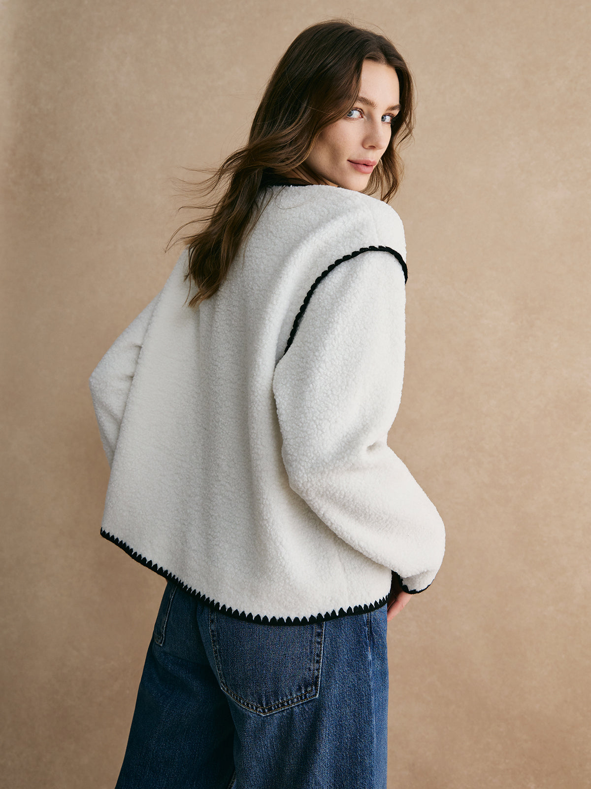 R&B | Trim Minky Fleece Jacke