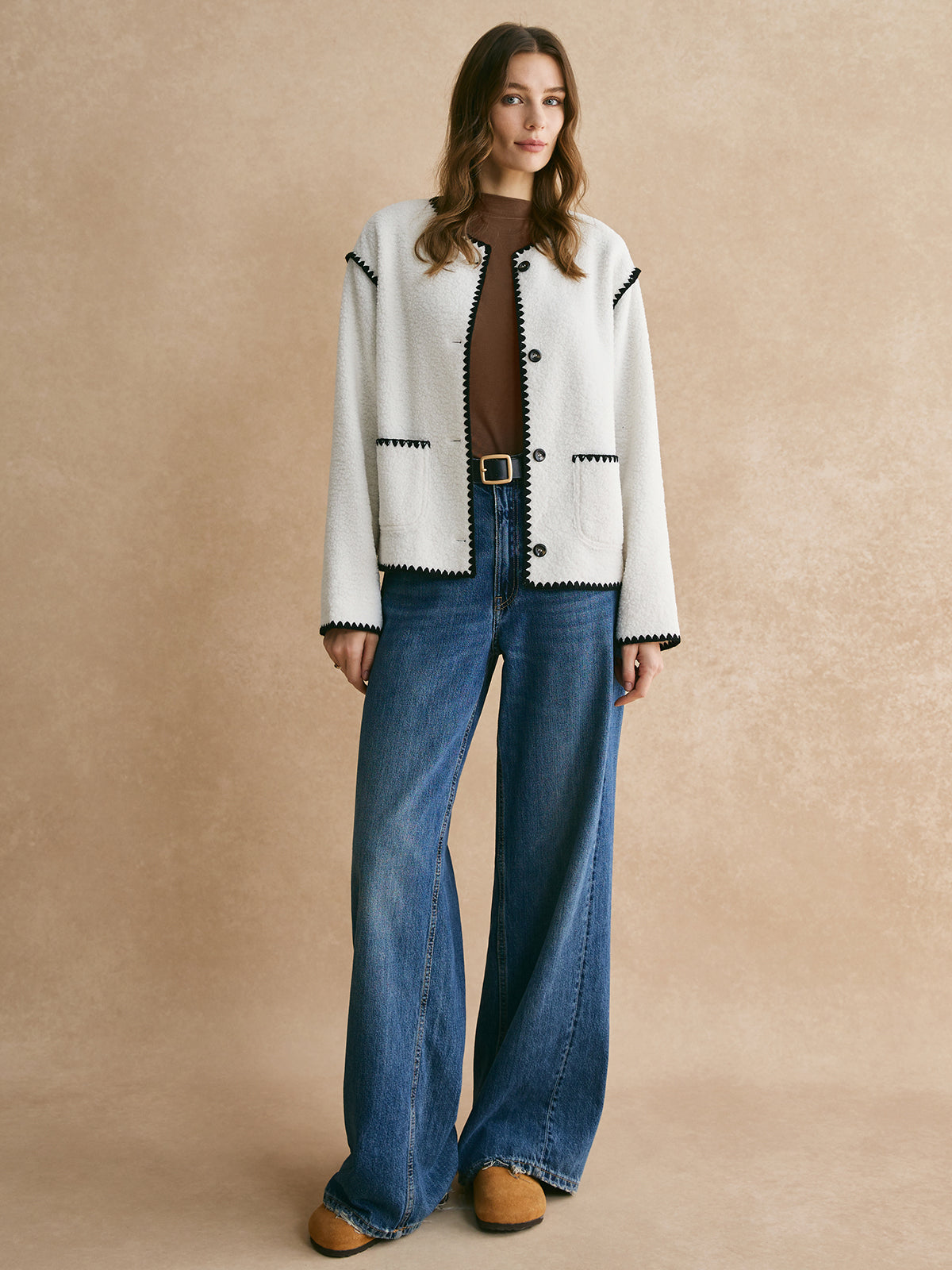 R&B | Trim Minky Fleece Jacke