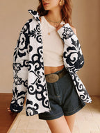 R&B | Couture Bomberjacke mit Taschen und Regulärer Passform