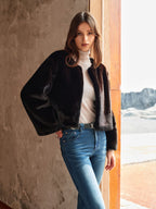 R&B | Kurzjacke Aus Kunstfell Stilvoll & Vielseitig