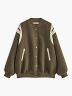 R&B | Kragenkontrastbesatz Taschenjacke