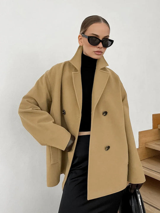 R&B | Warmer Taupe Jacke