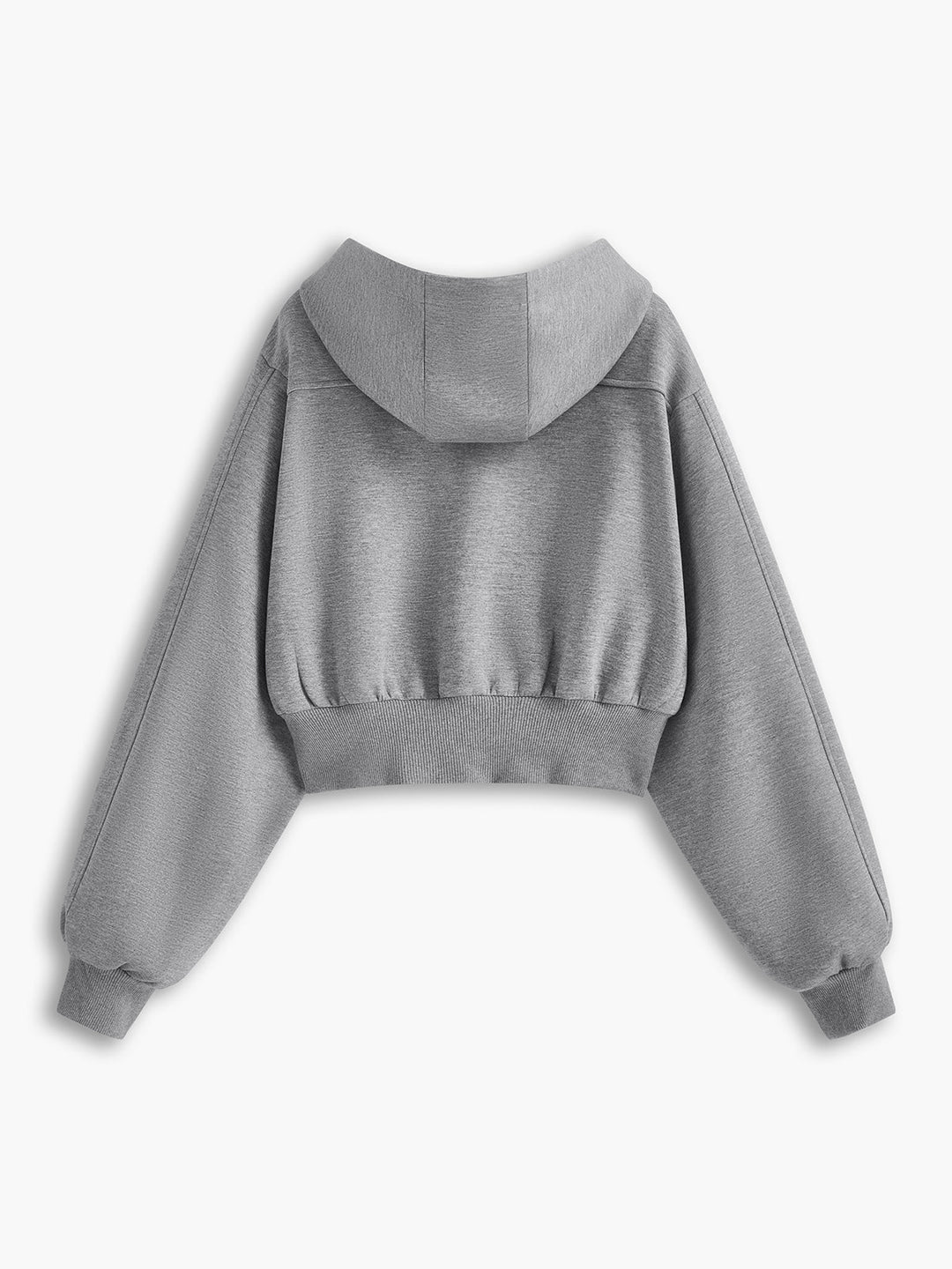 R&B | Langarm Zip Crop Hoodie