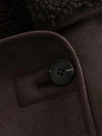 R&B | Revers Kunstleder Warme Jacke