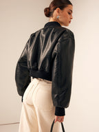 R&B | Taschen PU Leder Kurze Jacke