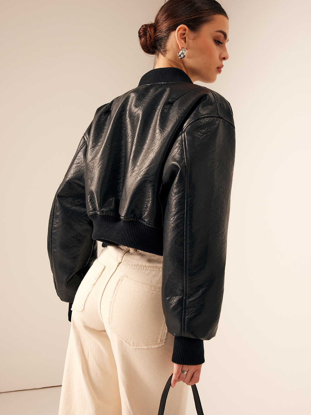 R&B | Taschen PU Leder Kurze Jacke