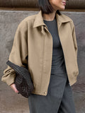 R&B | Schlichte Zip Polo Jacke