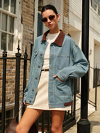 R&B | Kontrast Jeansjacke
