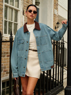 R&B | Kontrast Jeansjacke