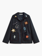 R&B | Bestickte Reversjacke