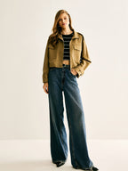 R&B | Cropped Utility Jacke Lässig, Modern & Vielseitig
